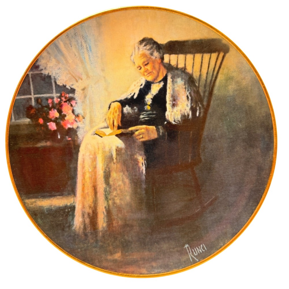 Edward Runci Renewal of Faith 1980 Mother's Day Plate Kern Collectibles 637/5000